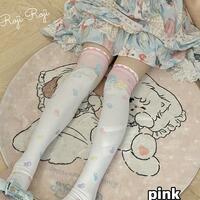 Sweet Candy Bear High Socks - Thumbnail 5