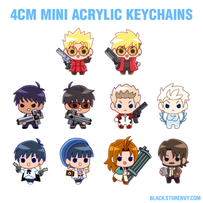 SALE Trigun Mini Acrylics