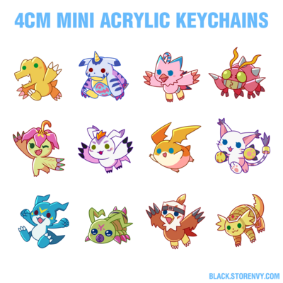 Sale digimon mini acrylics