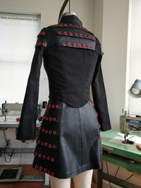 OOAK Collateral Damage Jacket - Red - Thumbnail 6