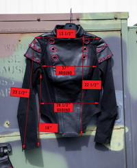 OOAK Collateral Damage Jacket - Red - Thumbnail 9