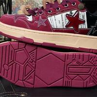 Red Star Skater Shoes Casaul Sneakers - Thumbnail 4