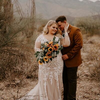 Plus size boho lace appliques wedding dress bridal dresses 