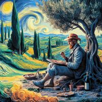 Painting Cross Stitch Pattern - Thumbnail 2