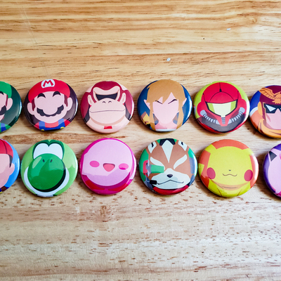 Smash buttons (set of 12)
