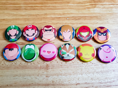 Smash Buttons (Set of 12)