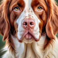 Brittany Spaniel Cross Stitch Pattern - Thumbnail 2