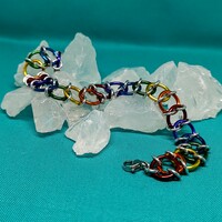 Rainbow Chainmail Bracelet  - Thumbnail 2