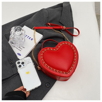 Heart Shape Hand Bag - Thumbnail 5