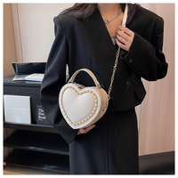 Heart Shape Hand Bag - Thumbnail 3