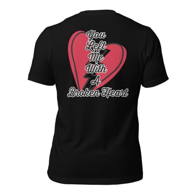 That's rare! broken heart shirt