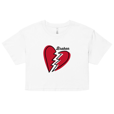 That's Rare! Broken Heart Crop Top