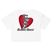 That's Rare! Broken Heart Crop Top - Thumbnail 1