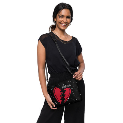 That's rare! broken heart crossbody bag