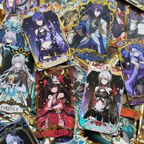 Individual Honkai Star Rail Fanmade Gold Tarot Cards 