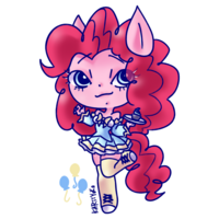 【SALE!!】MLP - Pinkie Pie Humanoid Keychain - Thumbnail 1