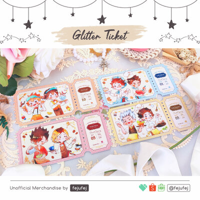 Haikyuu Glitter Ticket