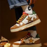 Harajuku Stylish Star Casual Shoes For Men - Thumbnail 3