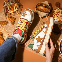 Harajuku Stylish Star Casual Shoes For Men - Thumbnail 1