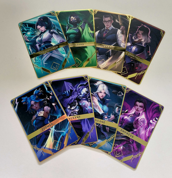 Individual Valorant Gold Cards