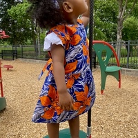 Infant dress w/ matching panties & headband - Thumbnail 2