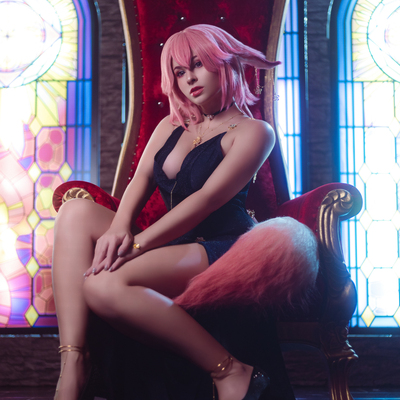 Yae miko cocktail dress print 2