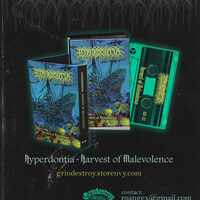 HYPERDONTIA "HARVEST OF MALEVOLENCE" CASSETTE - Thumbnail 3