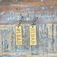 #1 Dad Keychains - Thumbnail 1