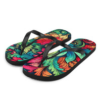 Bohemian Sky Frabic Flip-Flops  - Thumbnail 1