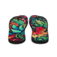 Bohemian Sky Frabic Flip-Flops  - Thumbnail 2