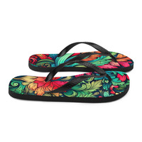Bohemian Sky Frabic Flip-Flops  - Thumbnail 5