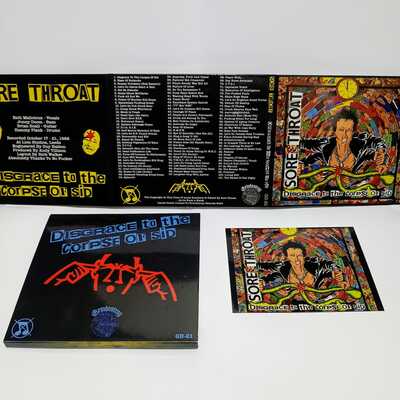 Sore throat “disgrace to the corpse of sid”  digipack with slipcase