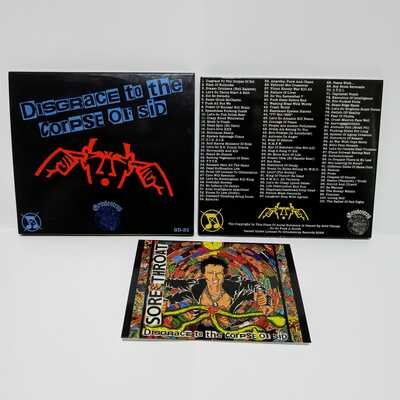 Sore throat “disgrace to the corpse of sid”  digipack with slipcase