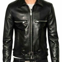 Spider Man Leather Biker Jacket for Men Motorbike Wear - Thumbnail 1