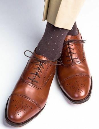 Handmade Men’s Tan Color Leather Shoes, Cap Toe Brogue Dress Formal Lace Up Shoe