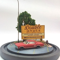 Double Deuce Diorama Lamp - 1980s Inspired - Limited Edition - Thumbnail 1