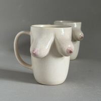 Large 420ml Ceramic Mug for Women - Stylish Coffee & Tea Drinkware - Thumbnail 6