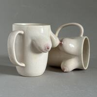 Large 420ml Ceramic Mug for Women - Stylish Coffee & Tea Drinkware - Thumbnail 5