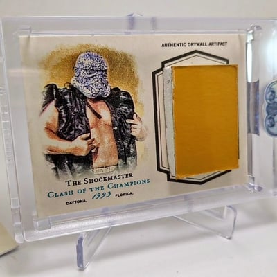 The shockmaster - custom wrestling artifact trading card