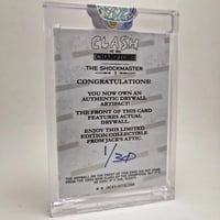 The Shockmaster - Custom Wrestling Artifact Trading Card - Thumbnail 2