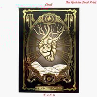 The Musician Tarot Card Gold Foil Print - Thumbnail 2