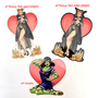 Monster Pinup Custom Magnet Sets-3