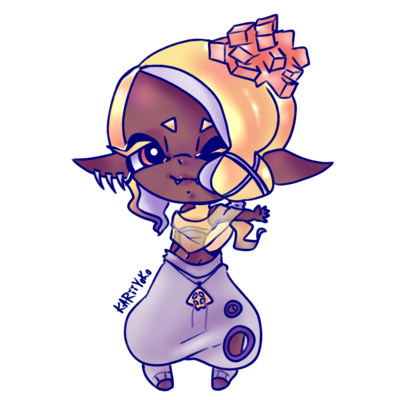 Splatoon - frye keychain