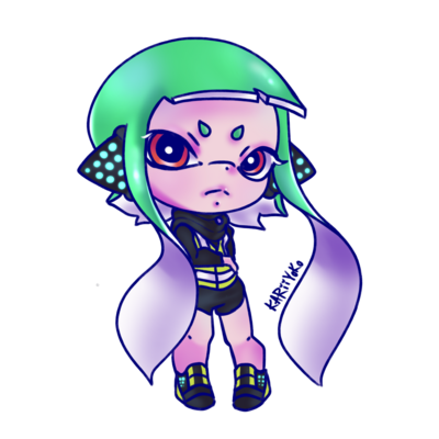 Splatoon - agent 3 keychian 