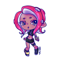 Splatoon - Agent 8 Keychain  - Thumbnail 1