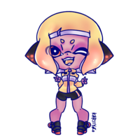 Splatoon - Agent 4 Keychain - Thumbnail 1