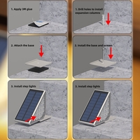 Waterproof Outdoor Stair Step Solar Light WNS024 - Thumbnail 6