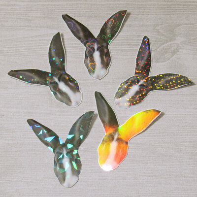 Brows of judgment holo stickers