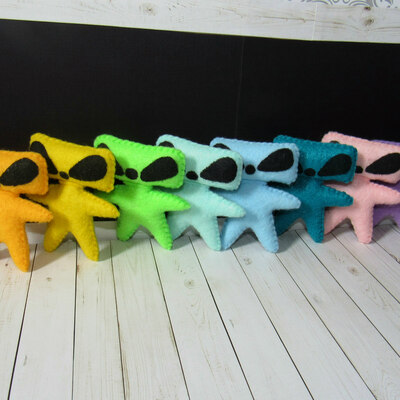 Mini blockhead aliens