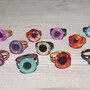 Blythe Doll Eye Chip Rings - Thumbnail 1